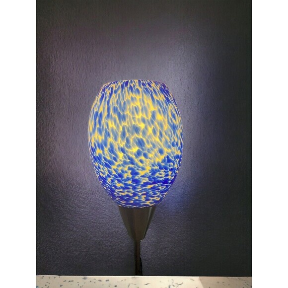 VTG Portable Luminaire ISSUE NO. BK-28,910 Art Deco Glass/Tulip Shade Table Lamp - Picture 5 of 13